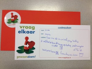 vraag elkaar