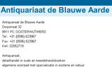 Internet-Antiquariaat de Blauwe Aarde